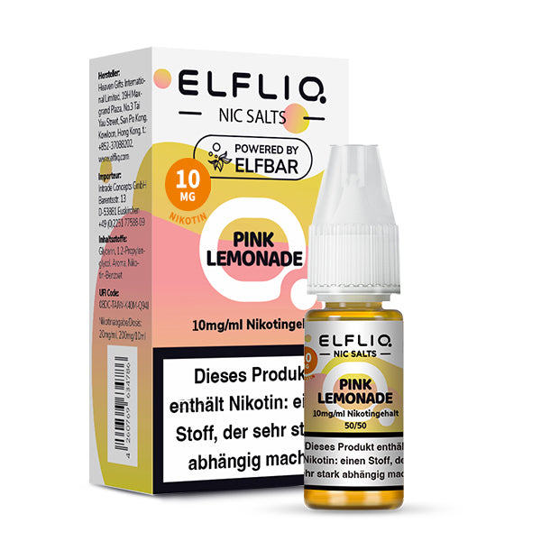 Elfbar ELFLIQ 10mg/ml Nikotinsalz Liquid Pink Lemonade