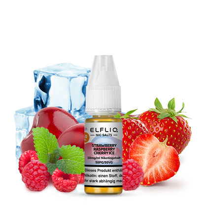 Elfbar ELFLIQ 10mg/ml Nikotinsalz Liquid Strawberry Raspberry Cherry Ice
