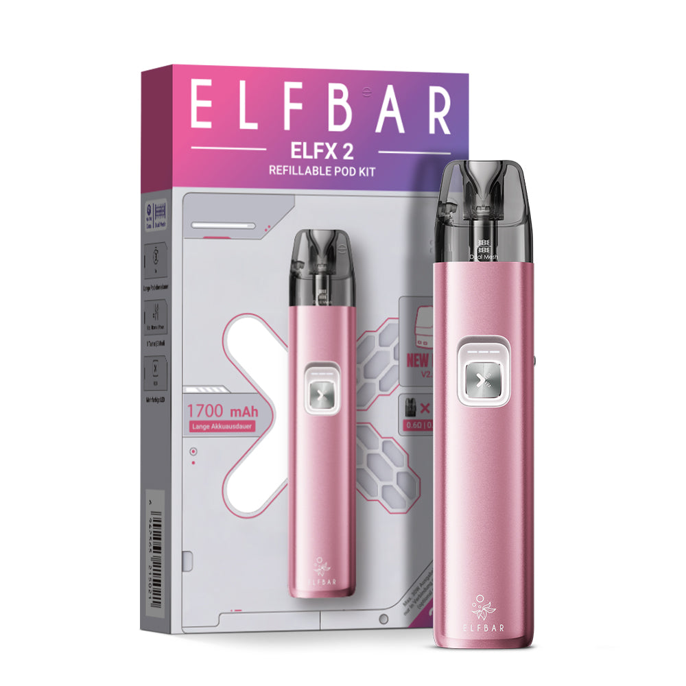 Elfbar ELFX 2 Refillable Kit Berry Pink