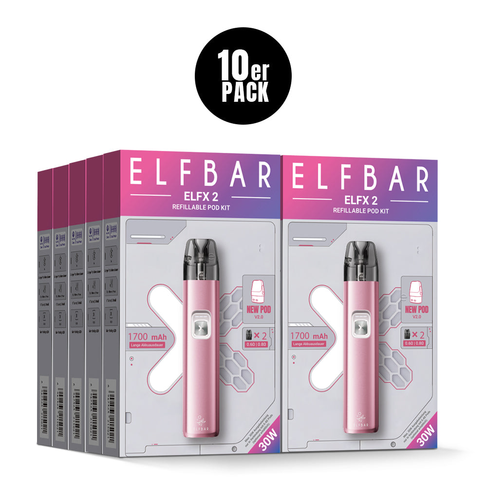 Elfbar ELFX 2 Refillable Kit Berry Pink