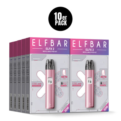 Elfbar ELFX 2 Refillable Kit Berry Pink
