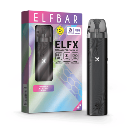Elfbar ELFX Refillable Kit Black