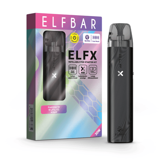 Elfbar ELFX Refillable Kit Black