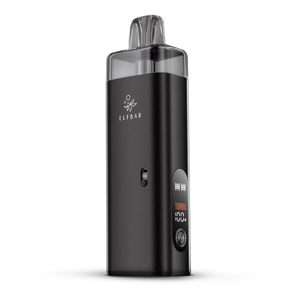 Elfbar ELFX MEGA Refillable Pod Kit 0.6 Ohm Black