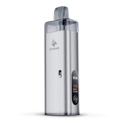 Elfbar ELFX MEGA Refillable Pod Kit 0.6 Ohm Silver