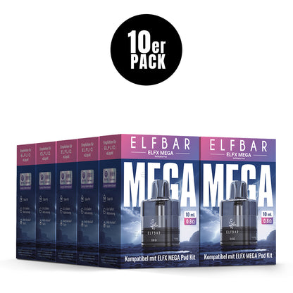 ELFBAR ELFX Mega Refillable Pod (Leer Pod) Ohm: 0.8 10ml