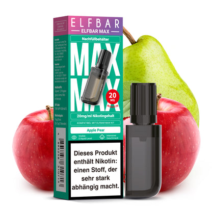 Elfbar Max Refill Container Apple Pear 20mg Nikotin 10ml Liquid