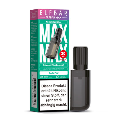 Elfbar Max Refill Container Apple Pear 20mg Nikotin 10ml Liquid