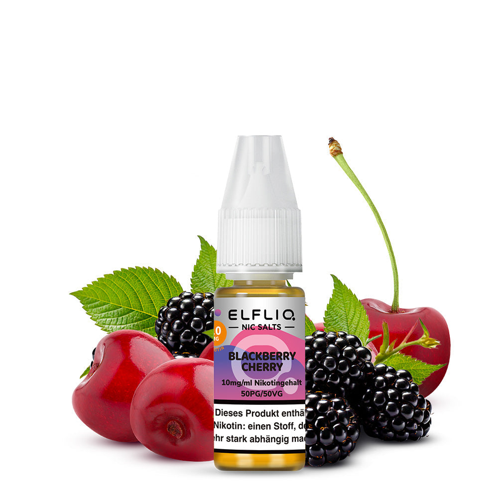 Elfbar ELFLIQ 10mg/ml Nikotinsalz Liquid Blackberry Cherry