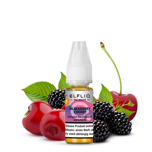 Elfbar ELFLIQ 10mg/ml Nikotinsalz Liquid Blackberry Cherry