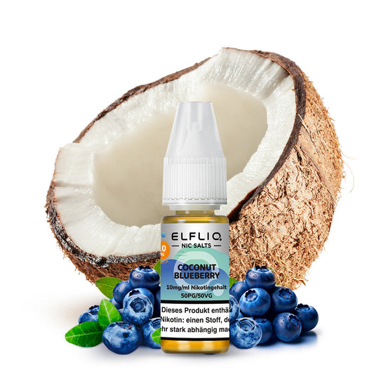 Elfbar ELFLIQ 10mg/ml Nikotinsalz Liquid Coconut Blueberry