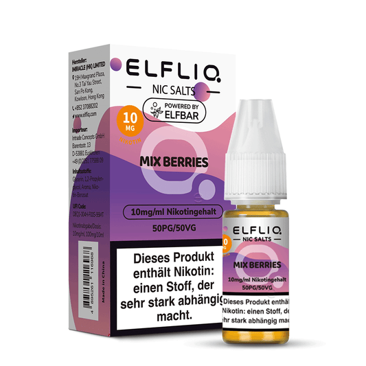 Elfbar ELFLIQ 10mg/ml Nikotinsalz Liquid Mix Berries