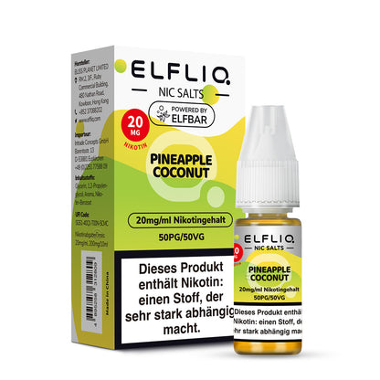 Elfbar ELFLIQ 20mg/ml Nikotinsalz Liquid Pineapple Coconut