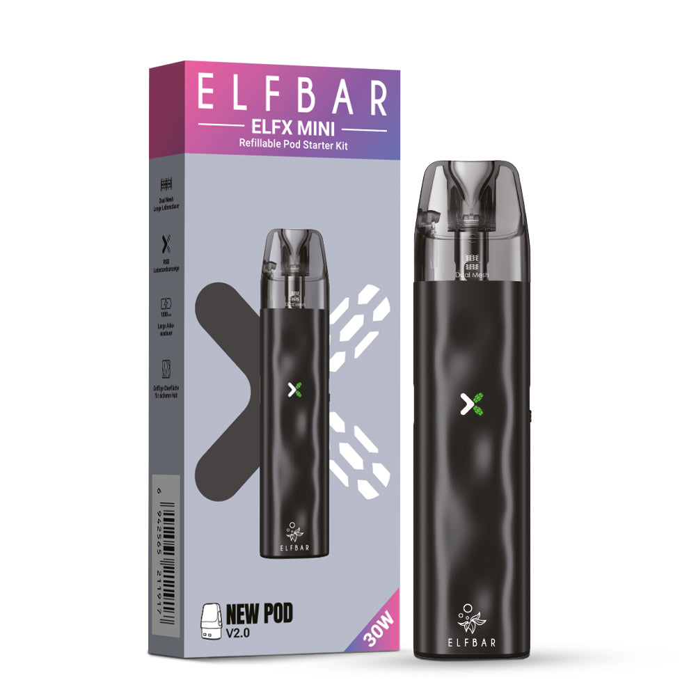 Elfbar ELFX (Mini) Refillable Kit Black