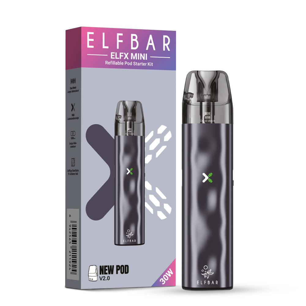 Elfbar ELFX (Mini) Refillable Kit Grey