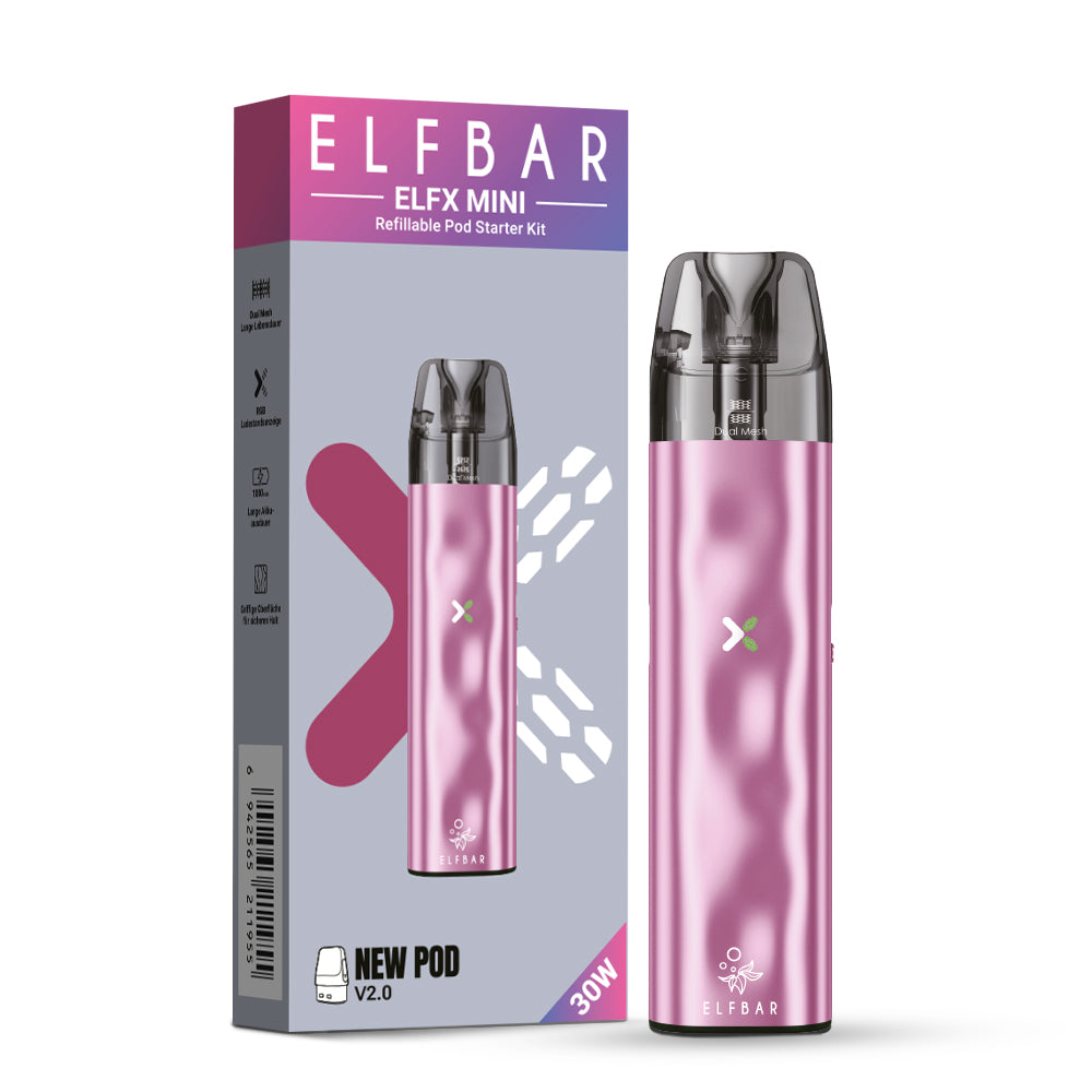 Elfbar ELFX (Mini) Refillable Kit Pink