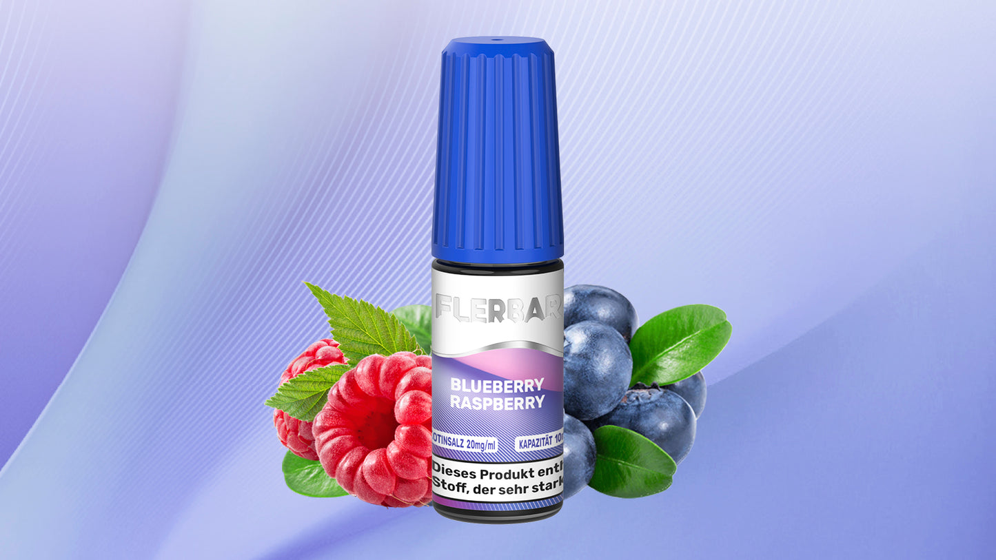 Flerbar Liquid 20mg/ml Nikotin - Blueberry Raspberry