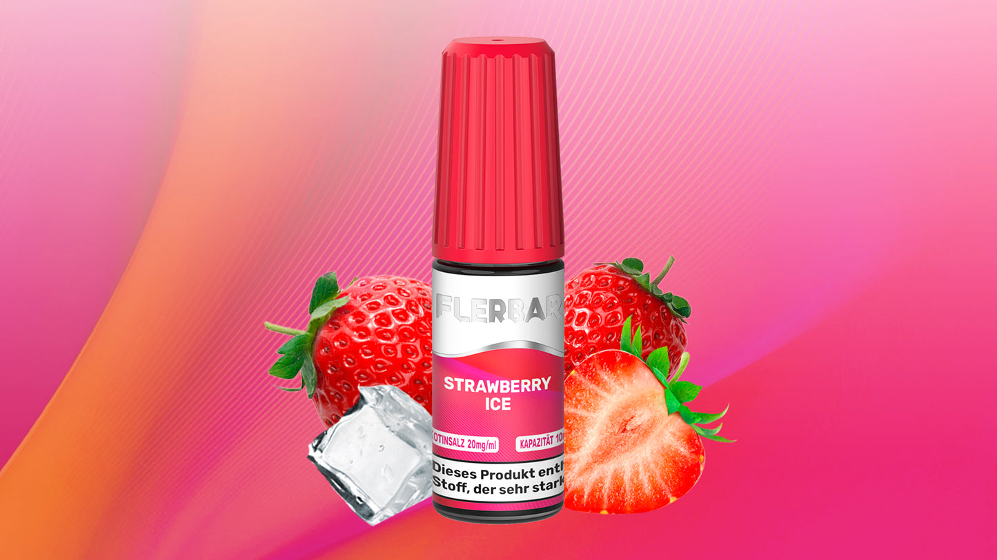 Flerbar Liquid 20mg/ml Nikotin - Strawberry Ice