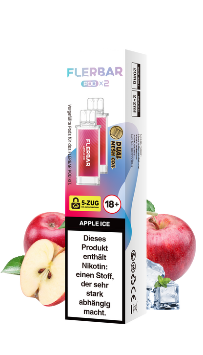 Flerbar Prefilled Pod Apple Ice 20mg Nikotin 600