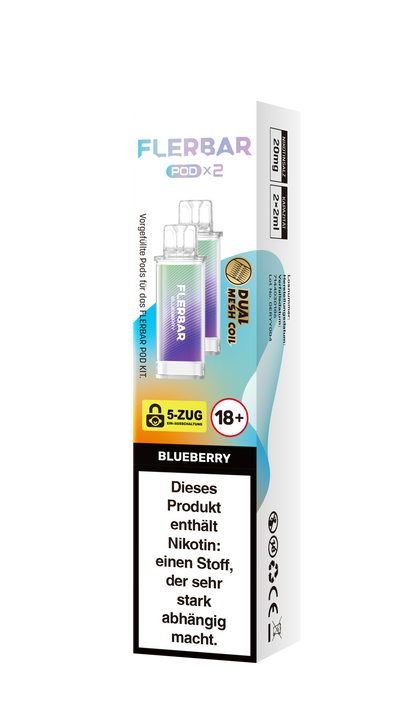 Flerbar Prefilled Pod Blueberry 20mg Nikotin 600