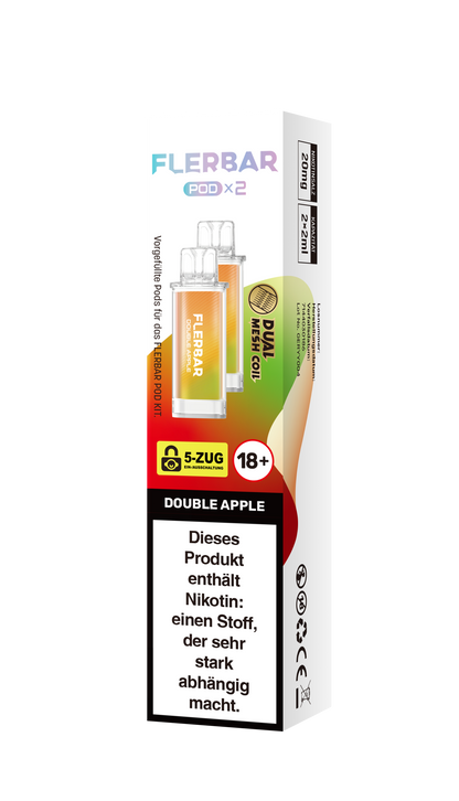 Flerbar Prefilled Pod Double Apple 20mg Nikotin 600
