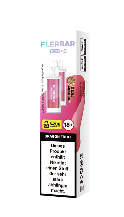Flerbar Prefilled Pod Dragon Fruit 20mg Nikotin 600