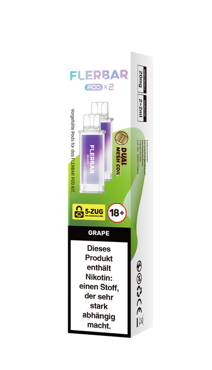 Flerbar Prefilled Pod Grape 20mg Nikotin 600