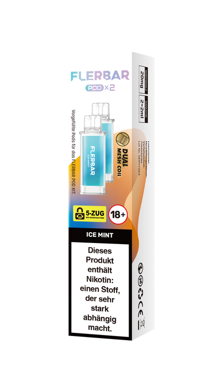 Flerbar Prefilled Pod Ice Mint 20mg Nikotin 600