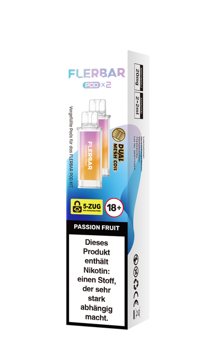 Flerbar Prefilled Pod Passion Fruit 20mg Nikotin 600