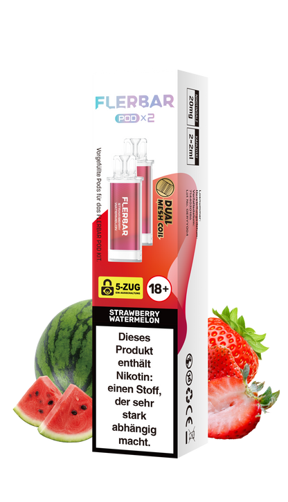 Flerbar Prefilled Pod Strawberry Watermelon 20mg Nikotin 600