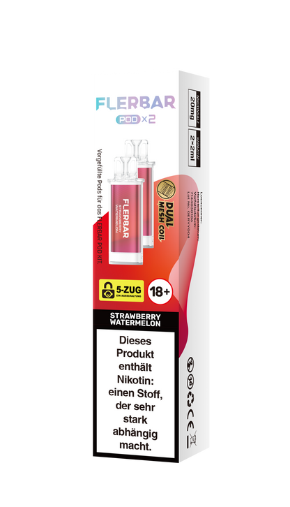 Flerbar Prefilled Pod Strawberry Watermelon 20mg Nikotin 600