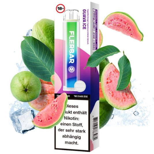 E-Zigarette Flerbar Guava Ice 20mg Nikotin 600