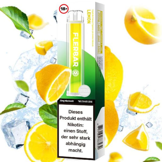 E-Zigarette Flerbar Lemon 20mg Nikotin 600