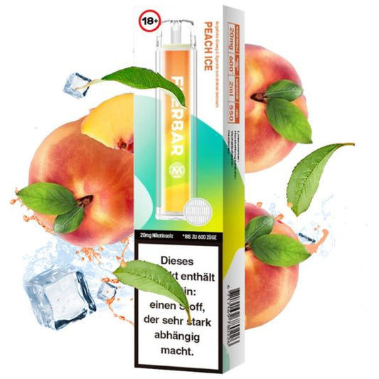 E-Zigarette Flerbar Peach Ice 20mg Nikotin 600