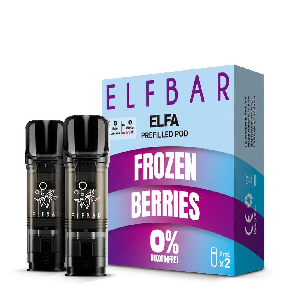 Elf Bar ELFA CP Prefilled Pod Frozen Berries 0mg NIKOTINFREI 600