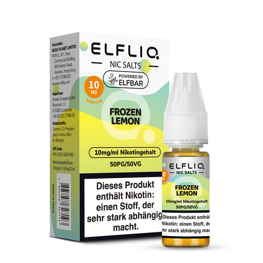 Elfbar ELFLIQ 10mg/ml Nikotinsalz Liquid Frozen Lemon