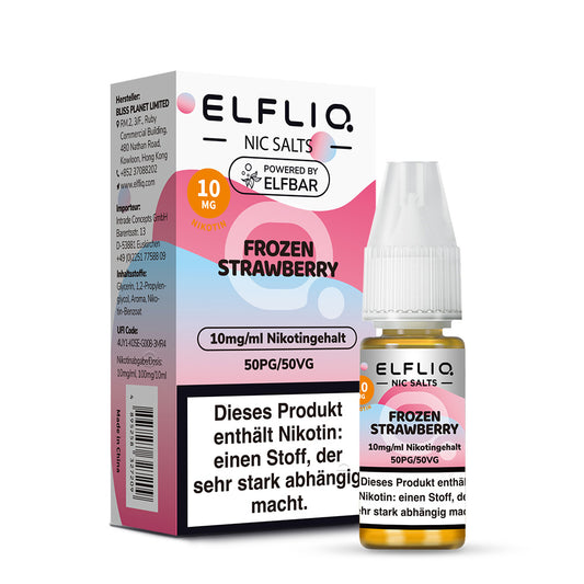 Elfbar ELFLIQ 10mg/ml Nikotinsalz Liquid Frozen Strawberry