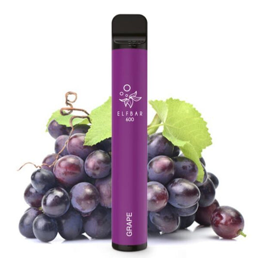 E-Zigarette Elfbar 600 Grape 0mg NIKOTINFREI