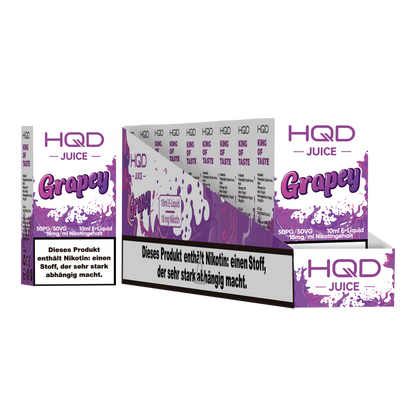 HQD Juice Grapey 10ml Liquid 18mg Nikotin