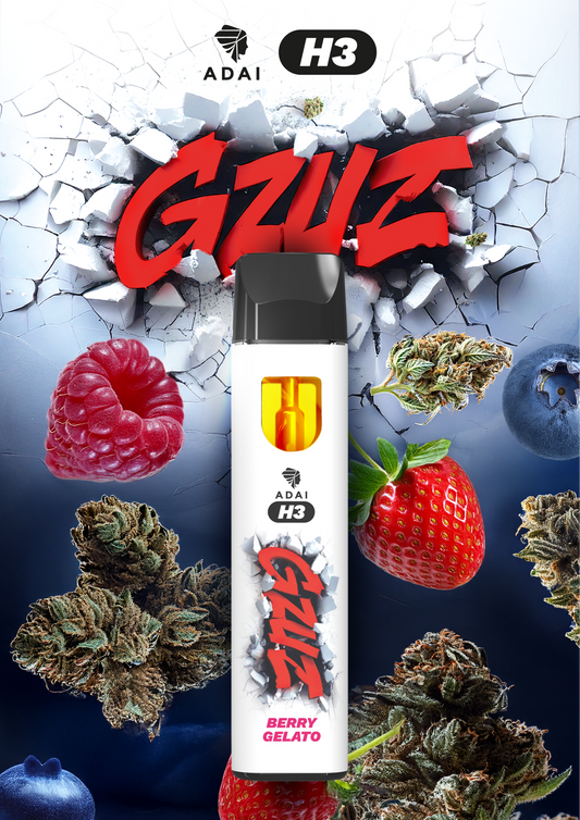 GZUZ H3 Superior Blend Vaporizer Berry Gelato