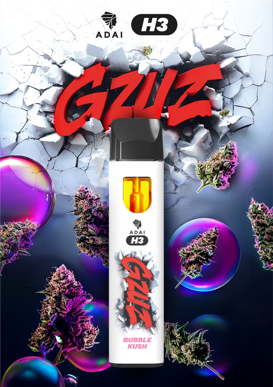 GZUZ H3 Superior Blend Vaporizer Bubble Kush