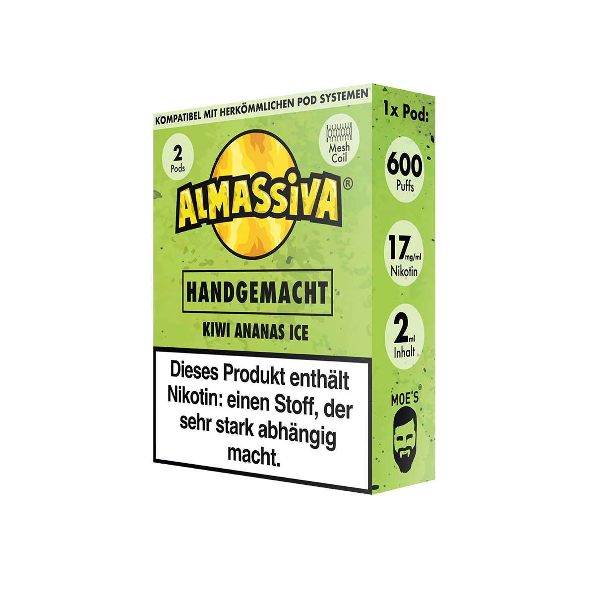 Al Massiva Prefilled Pod Handgemacht 17mg Nikotin