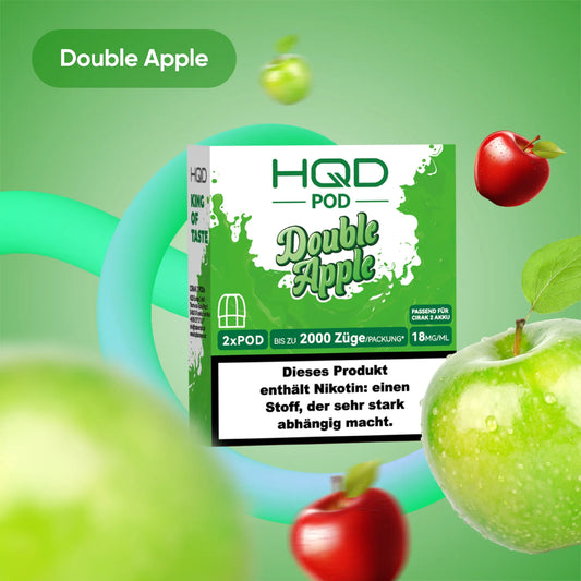 HQD Cirak 2 Pod Double Apple 18mg Nikotin 1200
