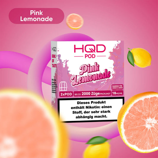HQD Cirak 2 Pod Pink Lemonade 18mg Nikotin 1200