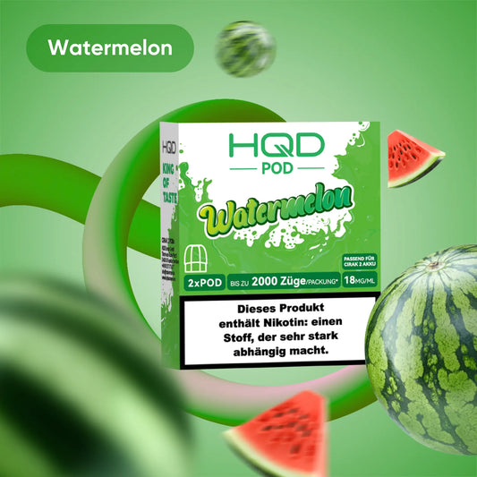 HQD Cirak 2 Pod Watermelon 18mg Nikotin 1200