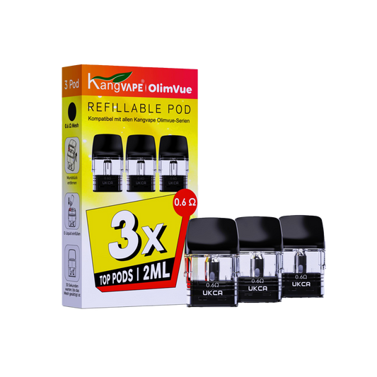 Kangvape Olimvue Refillable Pod 3er Pack 2ml 0.6