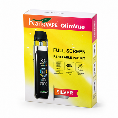 Kangvape Olimvue Refillable Pod Kit Silver