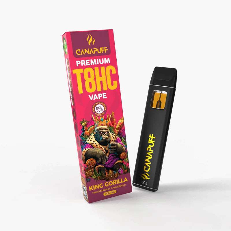 CANAPUFF 95% Vape T8HC 1ml King Gorilla