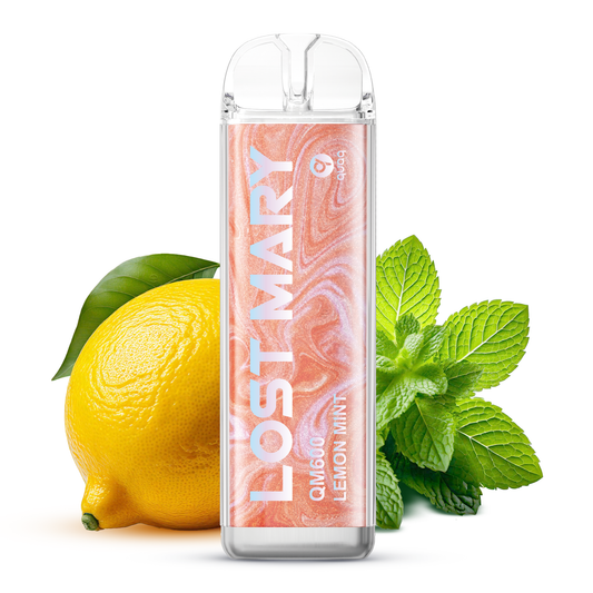 E-Zigarette Elfbar Lost Mary QM600 Lemon Mint 20mg Nikotin  ***NEU***