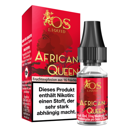 OS African Queen 10ml Liquid 17mg Nikotin